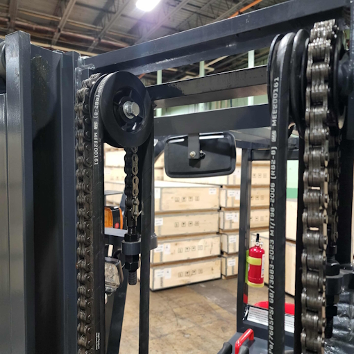 Tuff Lift 2200 Pound Electric Forklift With Side Shift 118" Lift CPD10 - Image 9