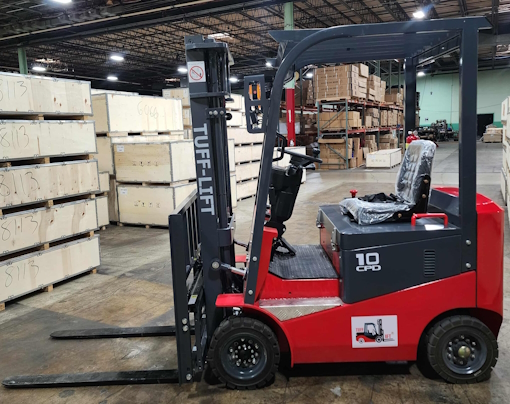 Tuff Lift 2200 Pound Electric Forklift With Side Shift 118" Lift CPD10 - Image 3