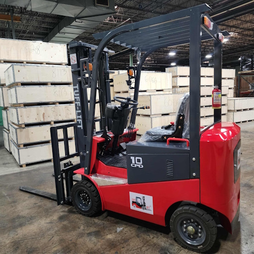 Tuff Lift 2200 Pound Electric Forklift With Side Shift 118" Lift CPD10 - Image 4